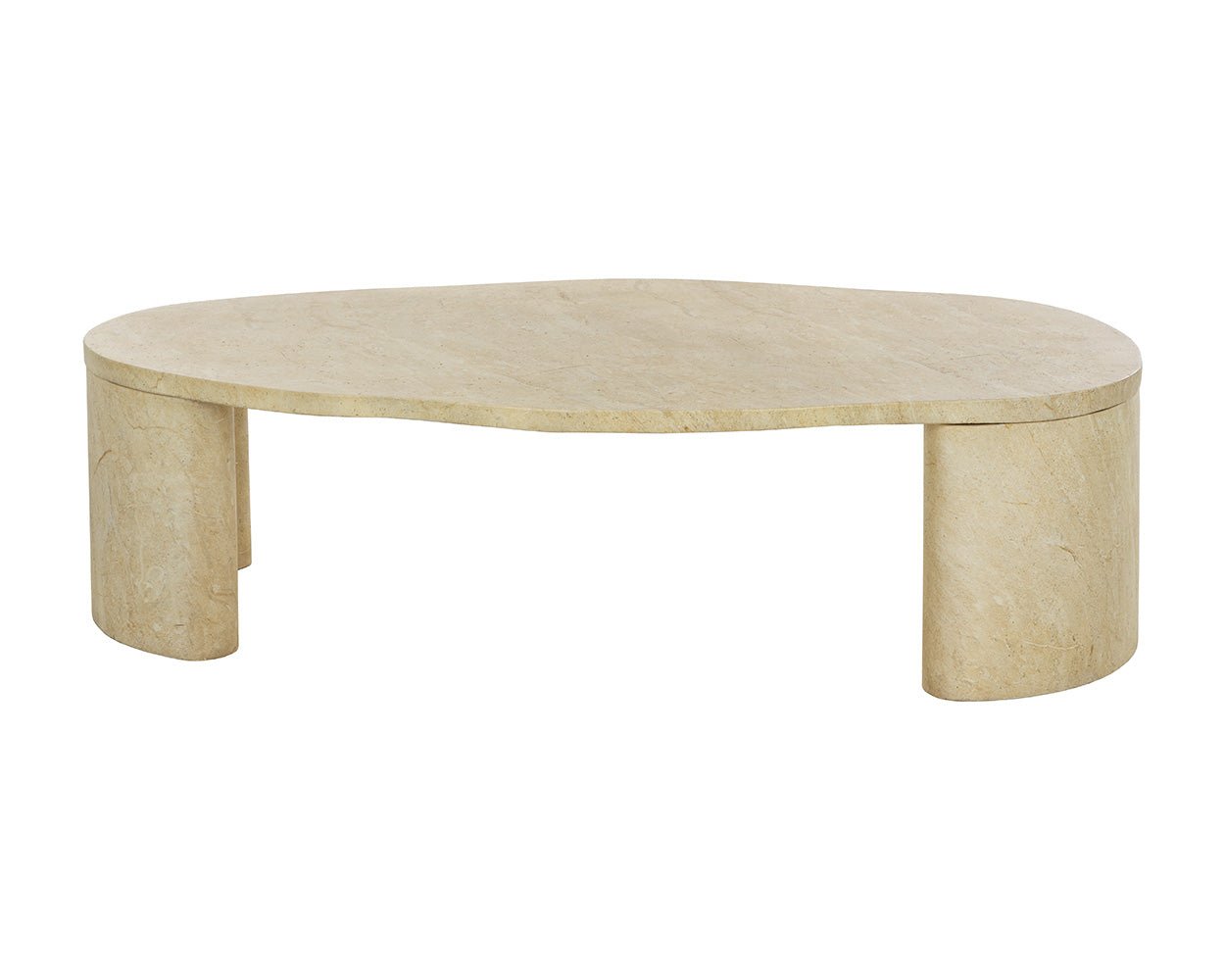 Savinah Coffee Table - Travertine Look Travertine Look - Image 7
