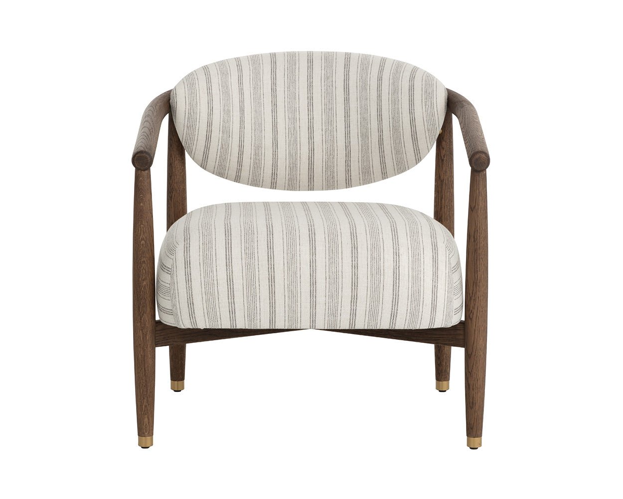 Sigrid Lounge Chair - Antique Brown Gifford Script - Image 4