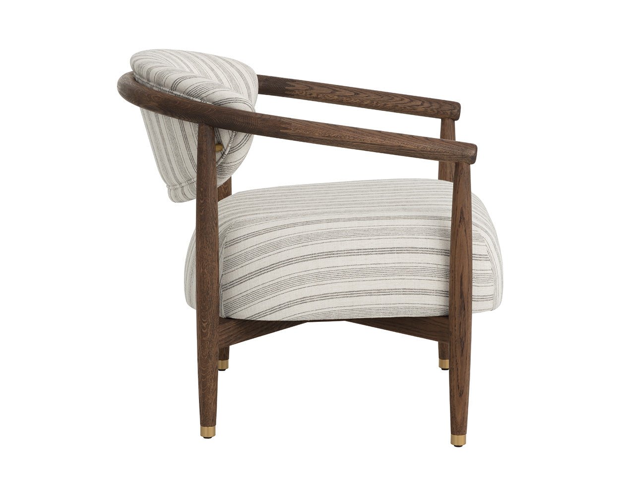 Sigrid Lounge Chair - Antique Brown Gifford Script - Image 5