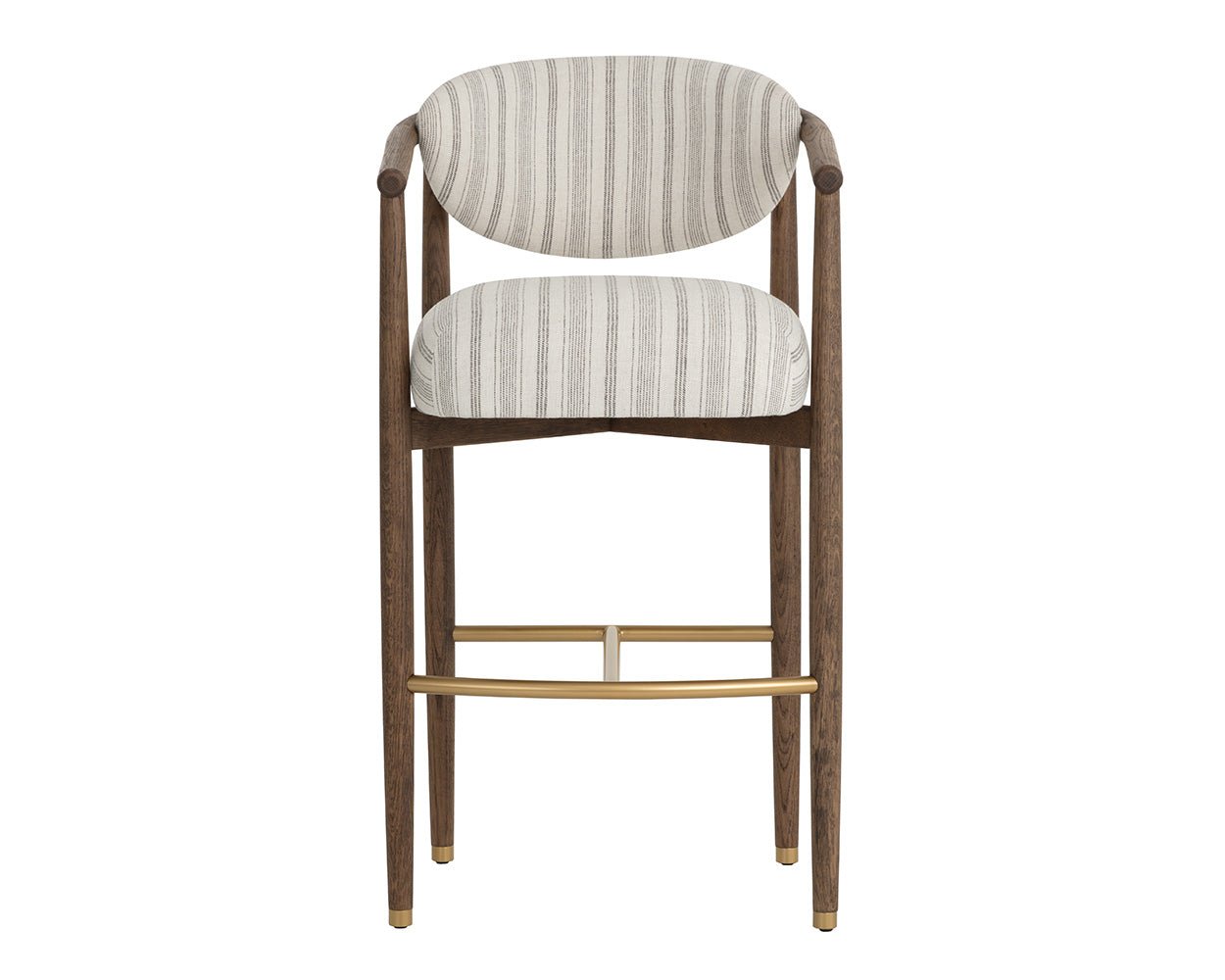 Sigrid Barstool - Antique Brown Gifford Script - Image 4