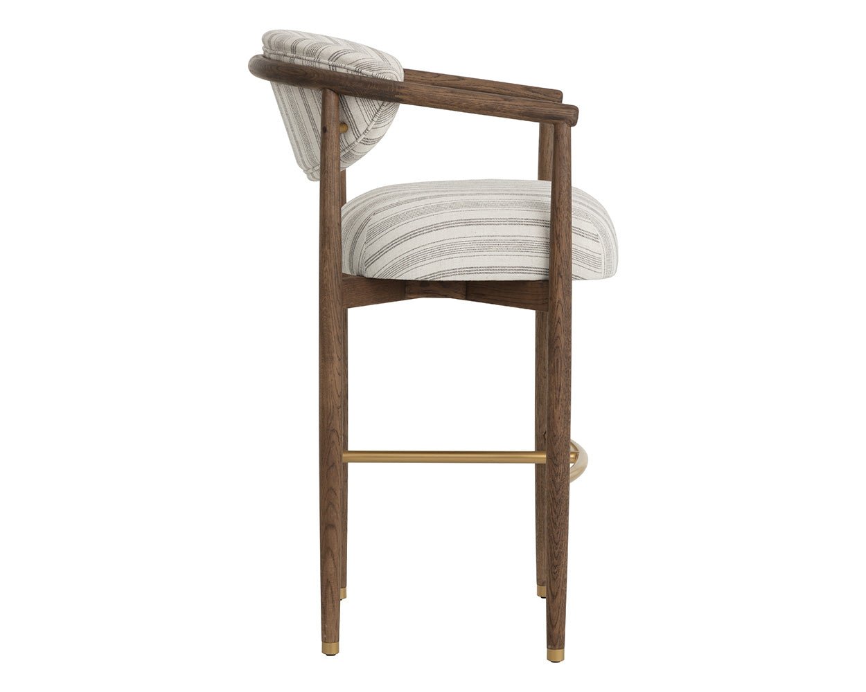 Sigrid Barstool - Antique Brown Gifford Script - Image 5