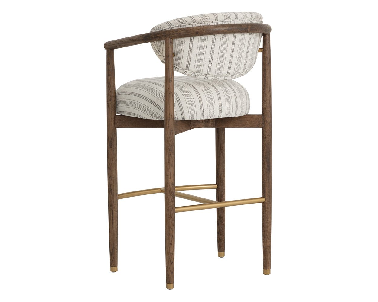 Sigrid Barstool - Antique Brown Gifford Script - Image 6