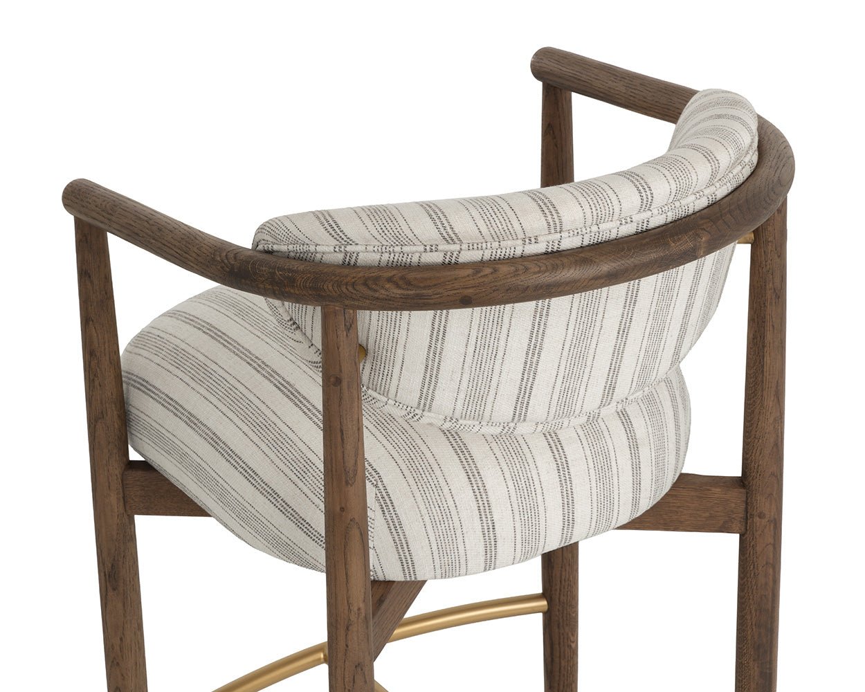 Sigrid Barstool - Antique Brown Gifford Script - Image 7