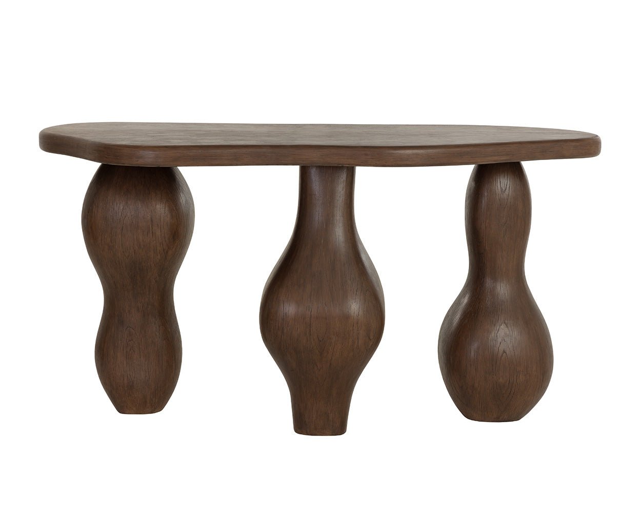 Ines Console Table Dark Brown - Image 6