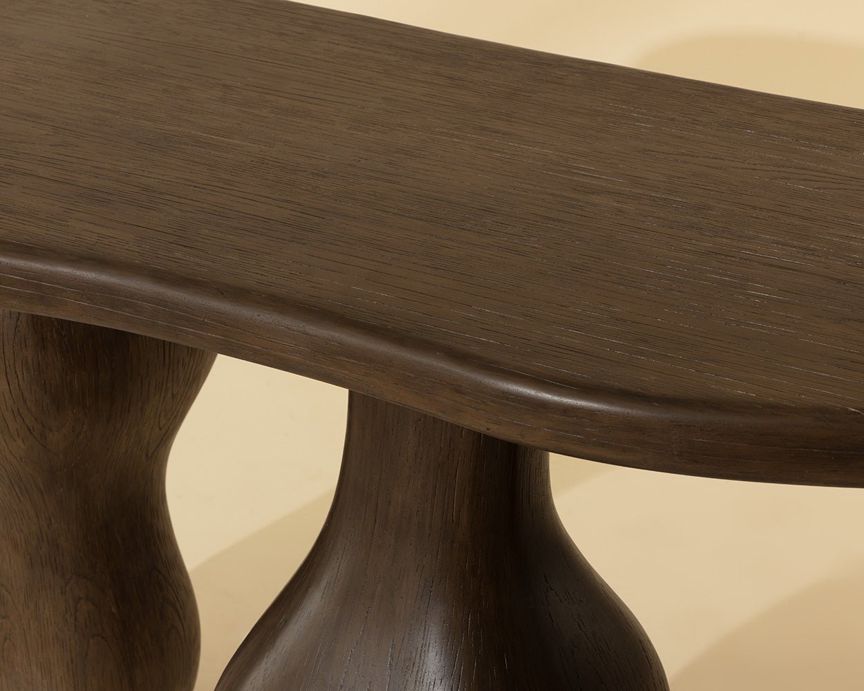 Ines Console Table Dark Brown - Image 3