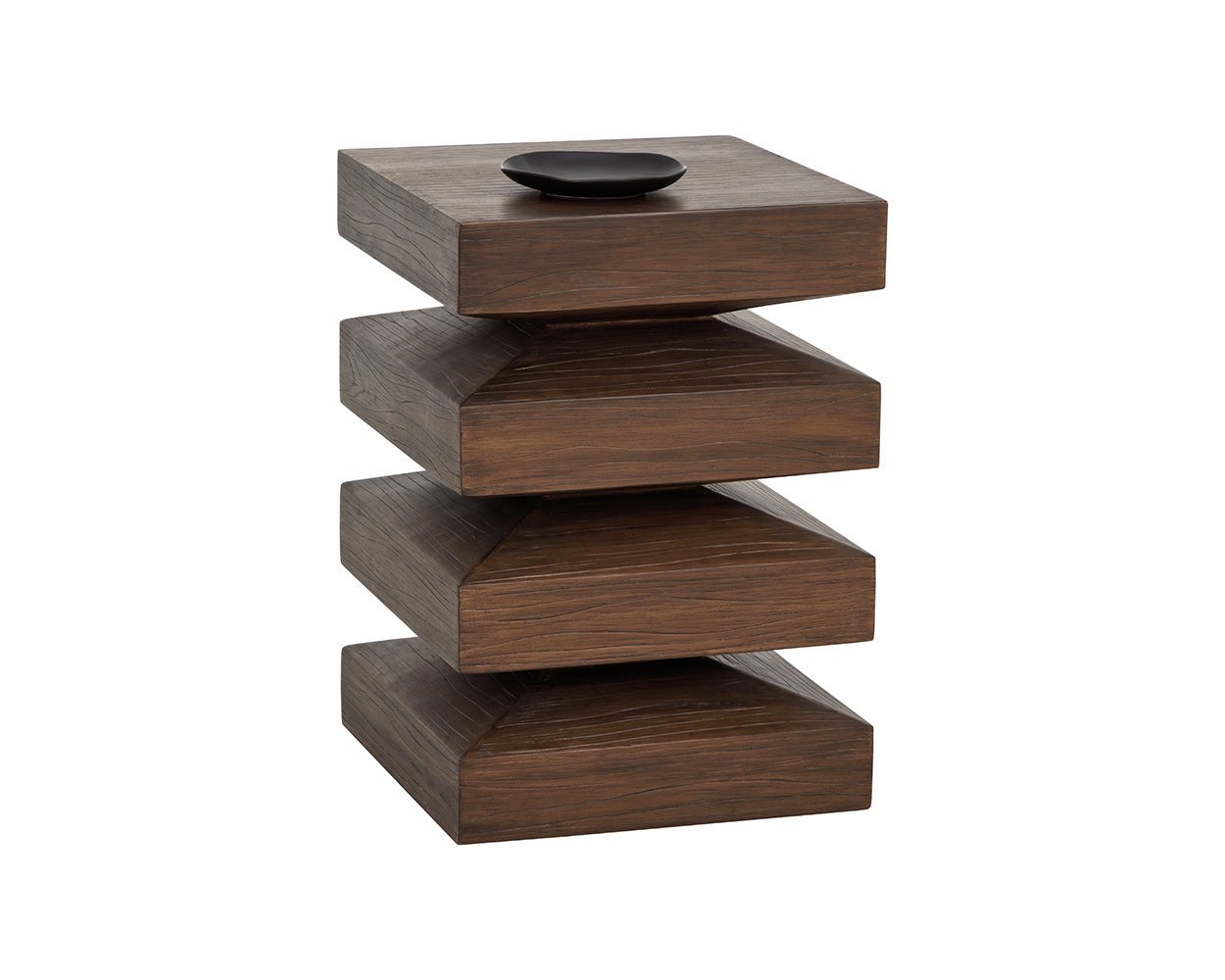 Robarts End Table Dark Brown - Image 4