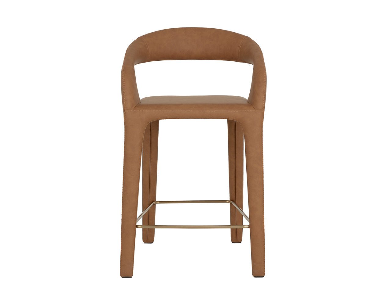 Atika Counter Stool Milliken Cognac - Image 4