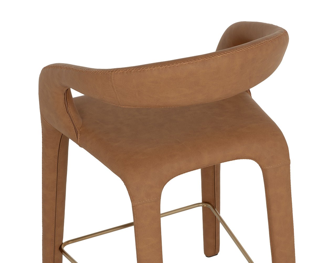Atika Counter Stool Milliken Cognac - Image 7