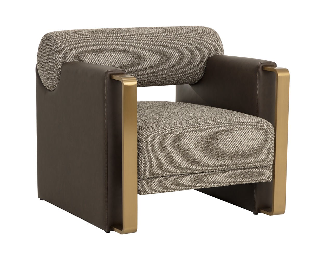 Edgar Lounge Chair Gellar Earth / Eglinton Espresso - Image 3