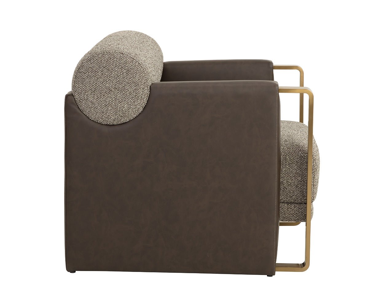 Edgar Lounge Chair Gellar Earth / Eglinton Espresso - Image 5