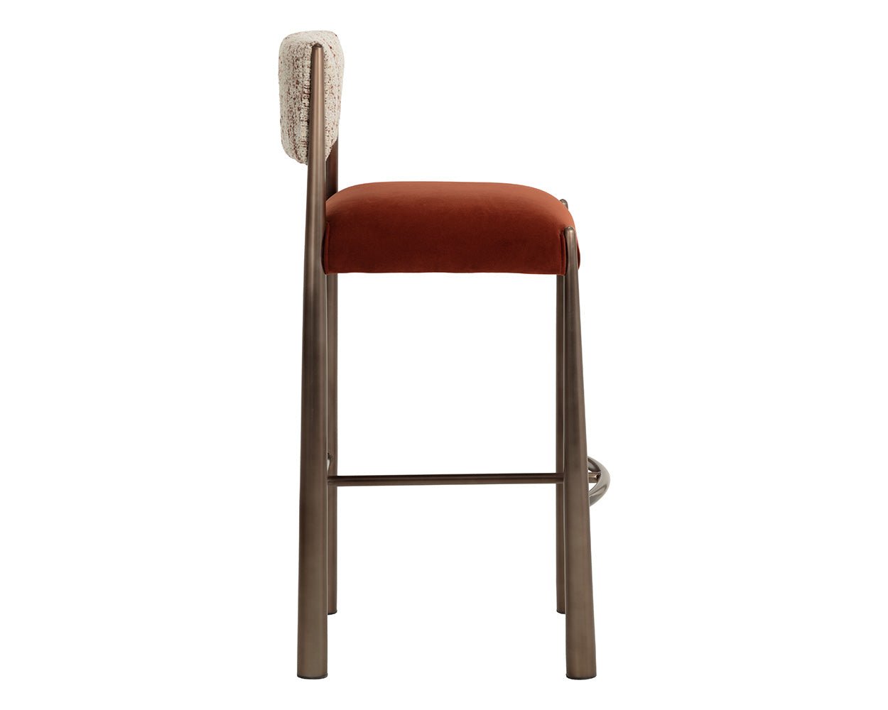 Bayard Barstool - Dark Bronze Meg Rust / Terri Nutmeg - Image 5