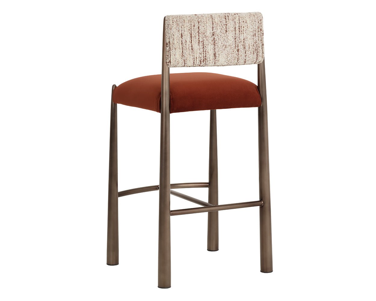 Bayard Barstool - Dark Bronze Meg Rust / Terri Nutmeg - Image 6