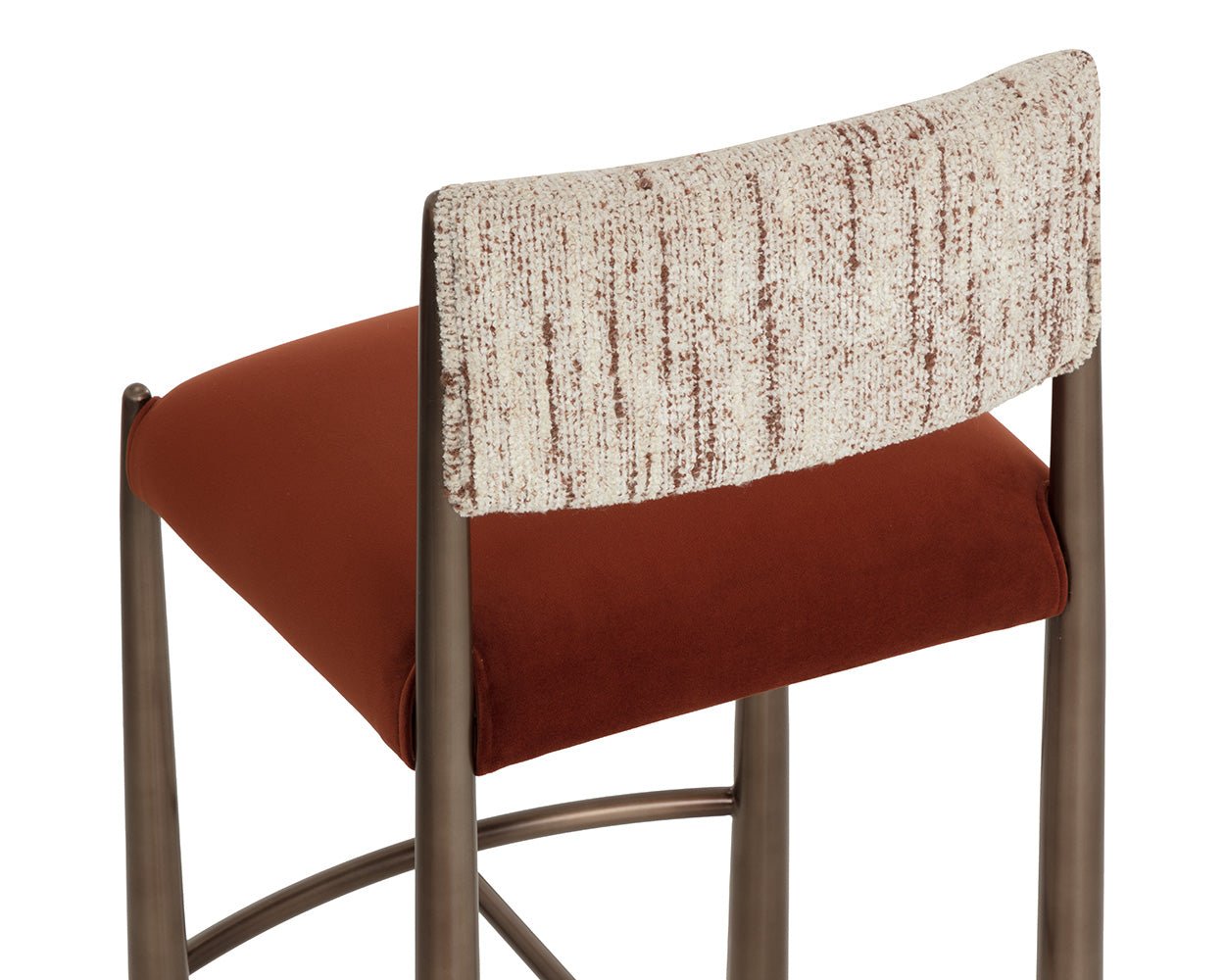 Bayard Barstool - Dark Bronze Meg Rust / Terri Nutmeg - Image 7