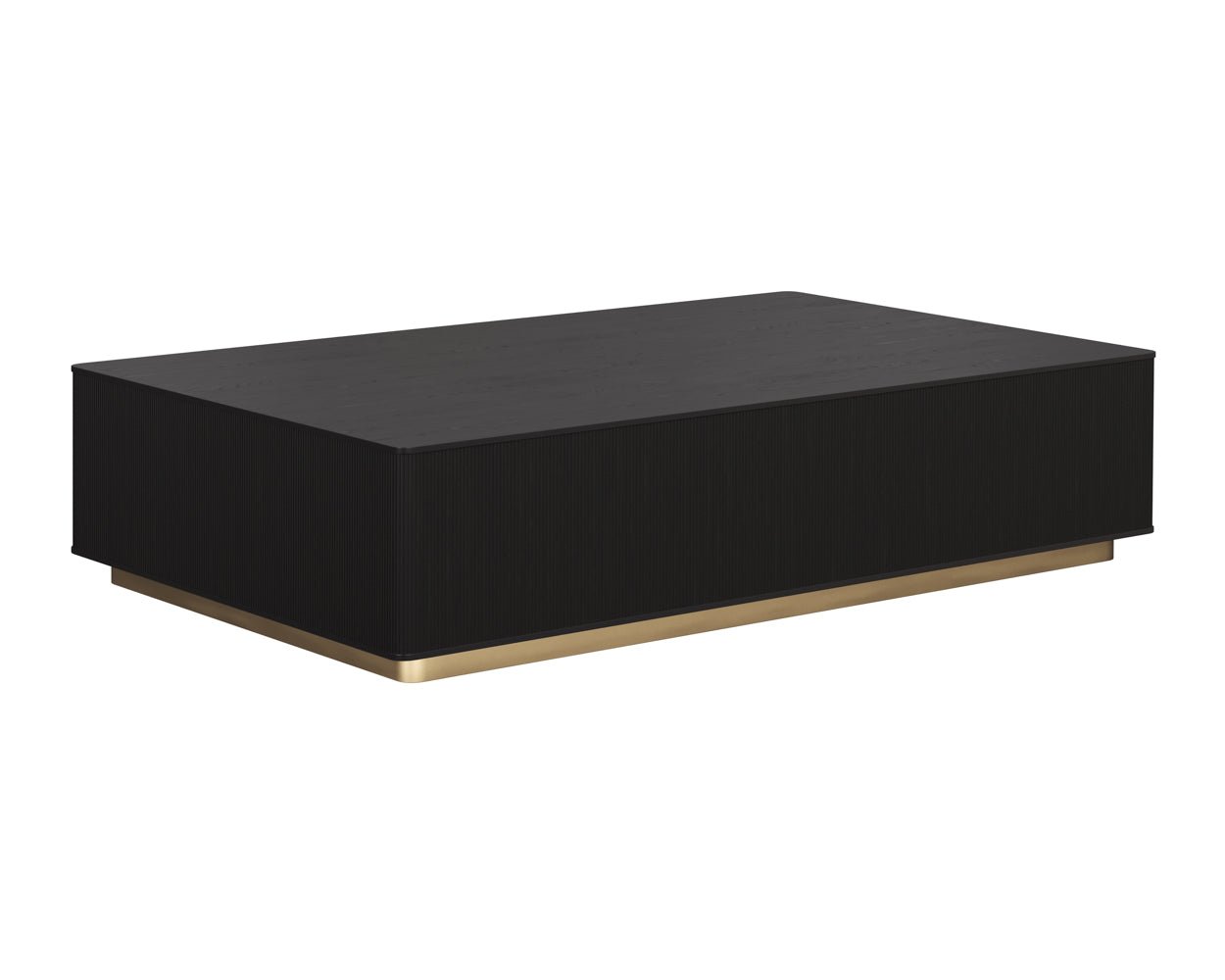 Kalla Coffee Table - Rectangular Black - Image 4
