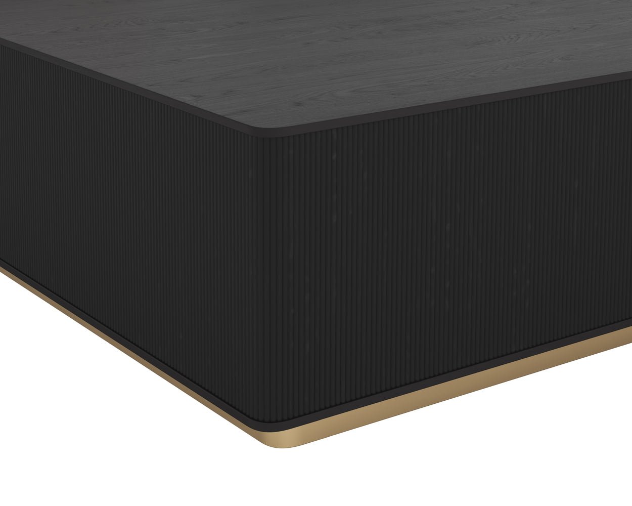 Kalla Coffee Table - Rectangular Black - Image 7