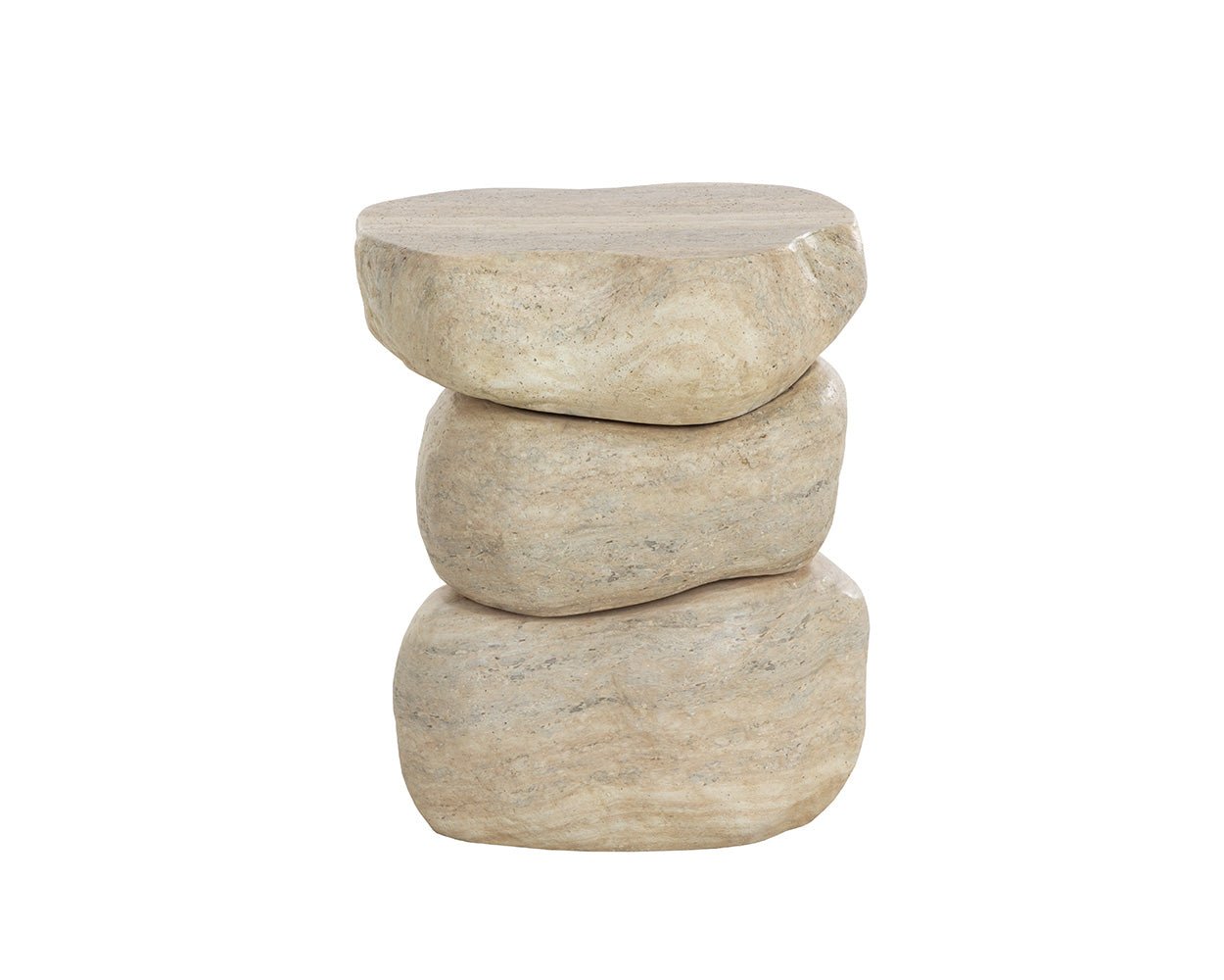 Torbay End Table Dune Travertine - Image 4