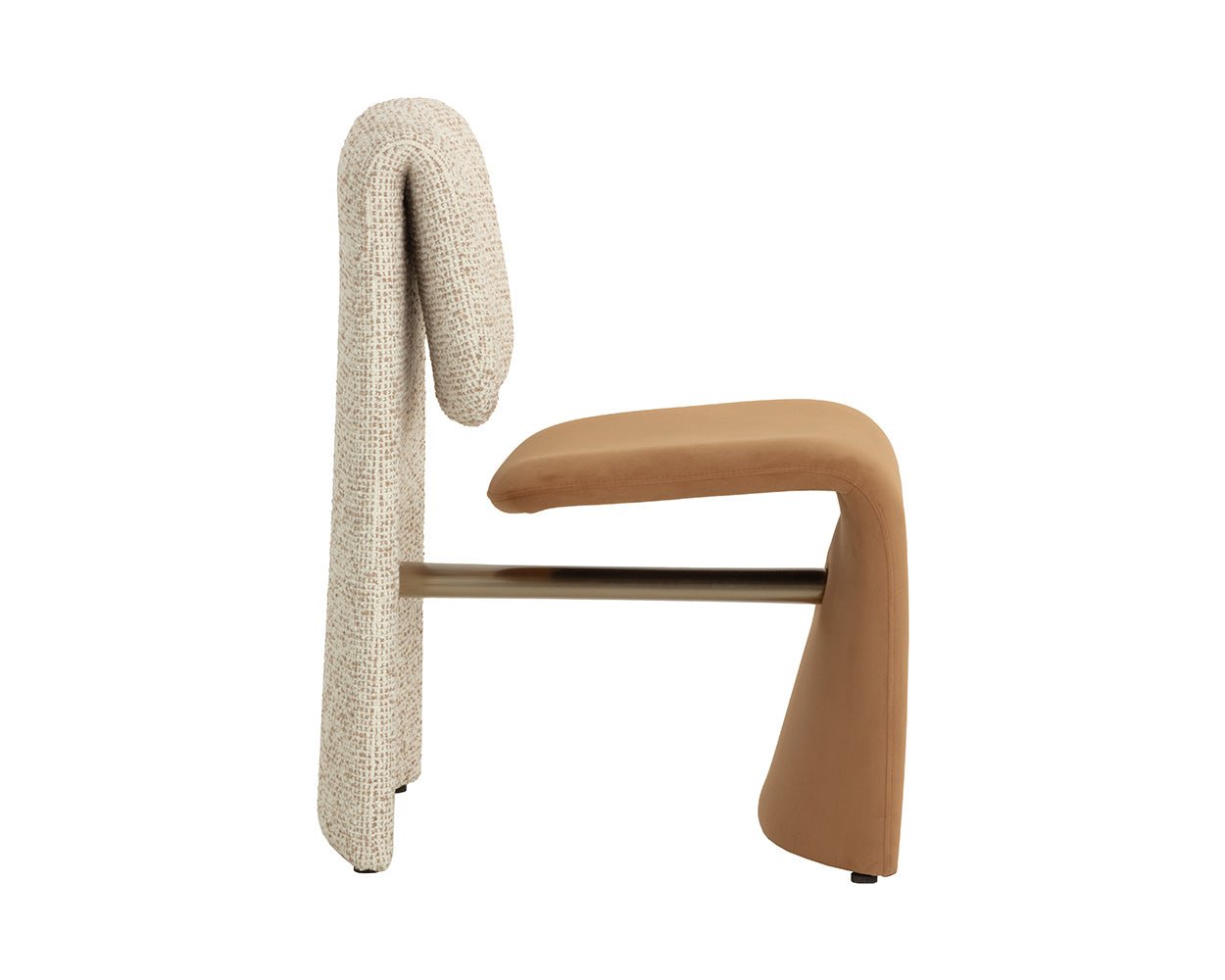 Dunnington Dining Chair Kona Camel / Noah Ecru - Image 5