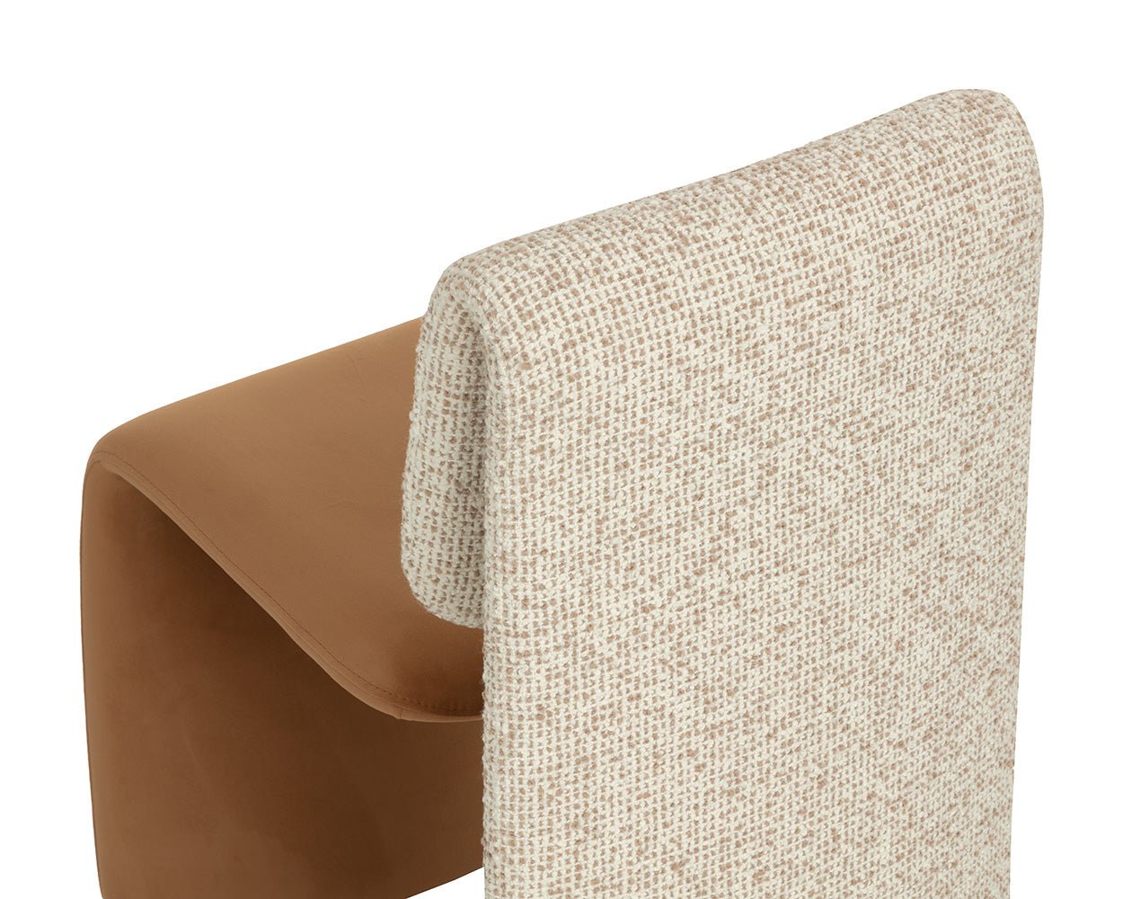 Dunnington Dining Chair Kona Camel / Noah Ecru - Image 7