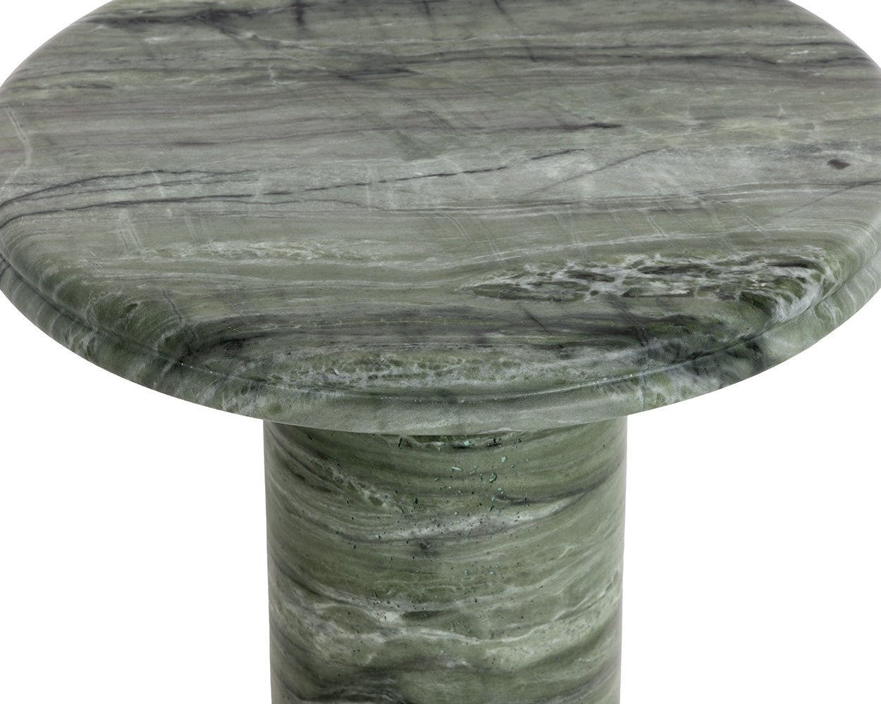 Bastion End Table - Marble Look Sage Green - Image 6