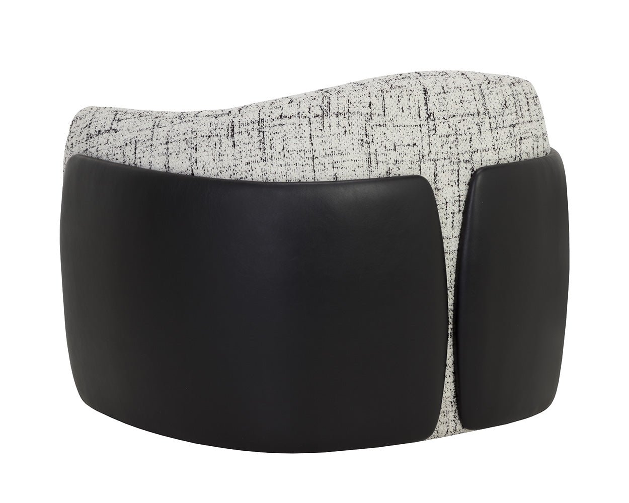 Caris Swivel Lounge Chair Bravo Black / Halton Birch - Image 6