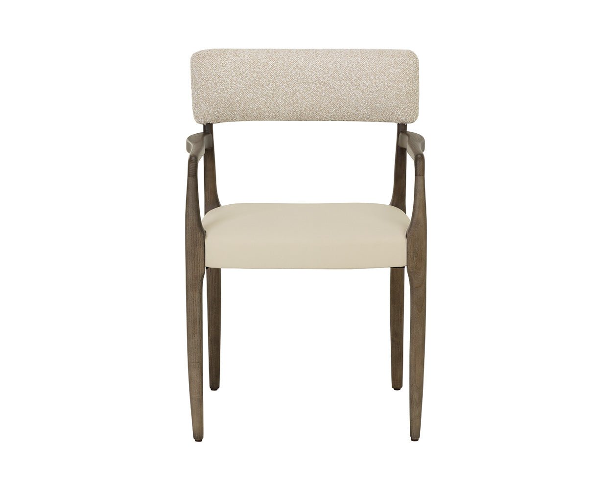 Guardi Dining Armchair Scottsdale Eggshell / Santa Cruz Oatmeal - Image 4