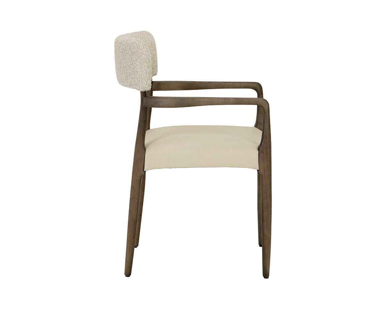 Guardi Dining Armchair Scottsdale Eggshell / Santa Cruz Oatmeal - Image 5