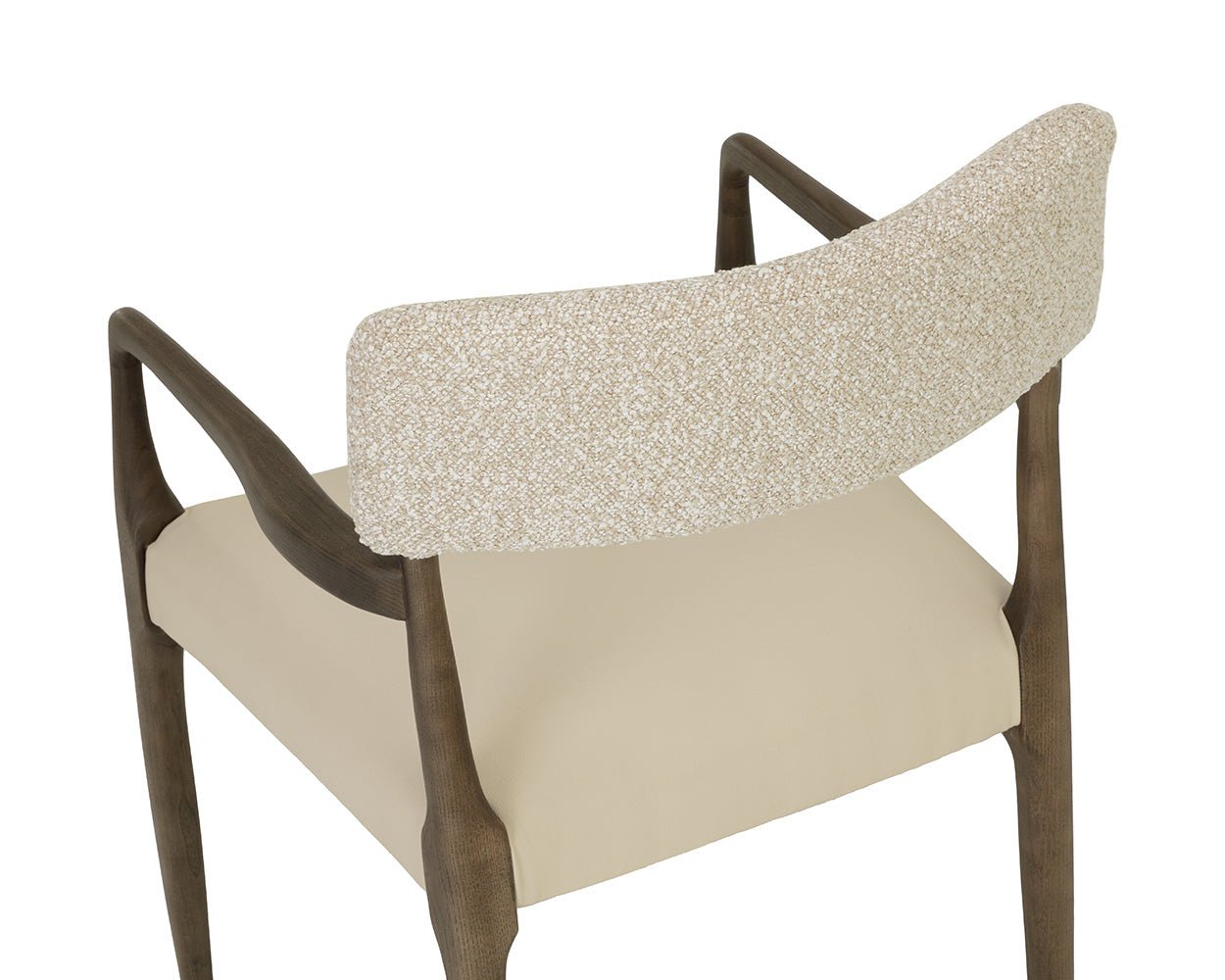 Guardi Dining Armchair Scottsdale Eggshell / Santa Cruz Oatmeal - Image 7