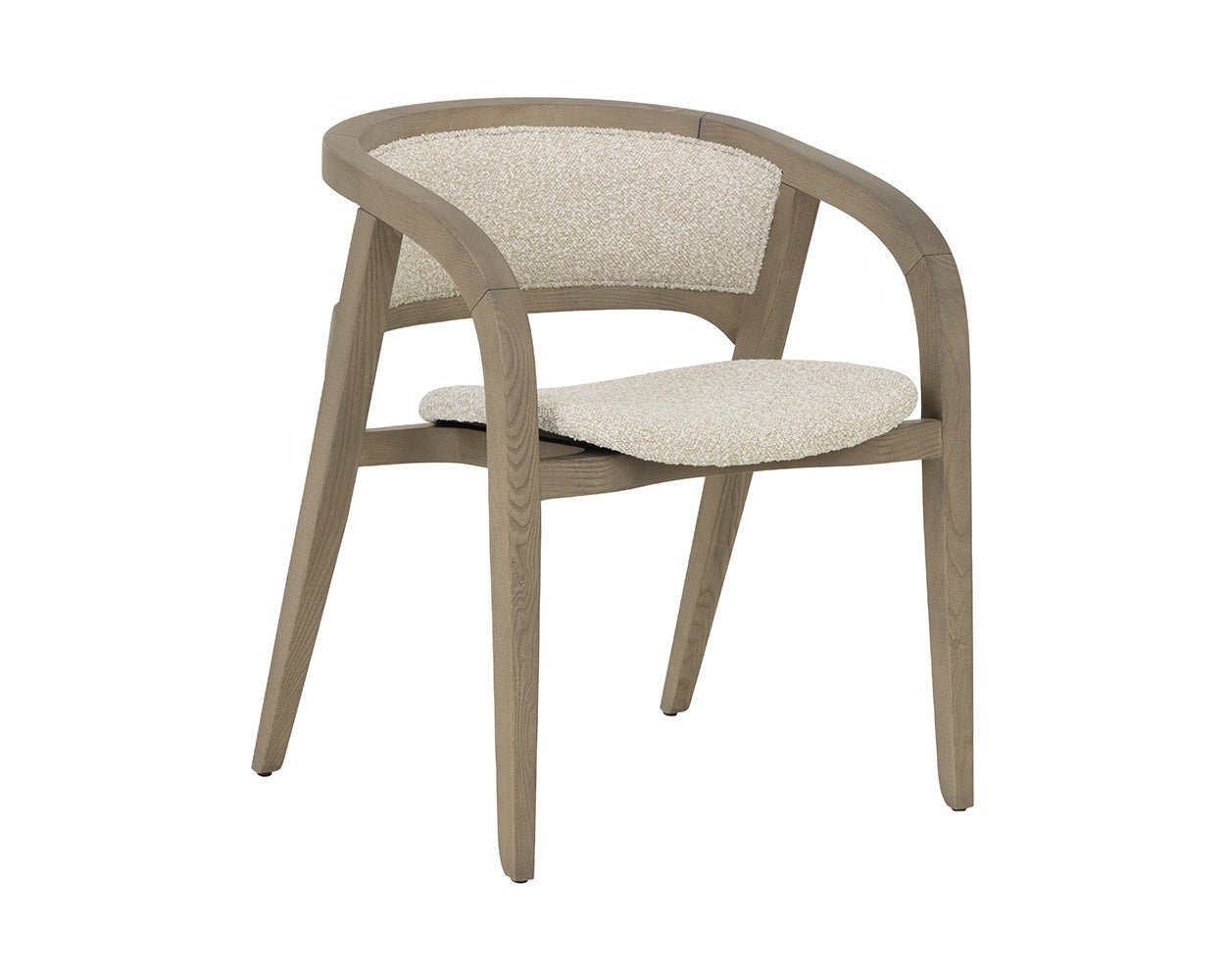 Arco Dining Armchair Santa Cruz Oatmeal - Image 3