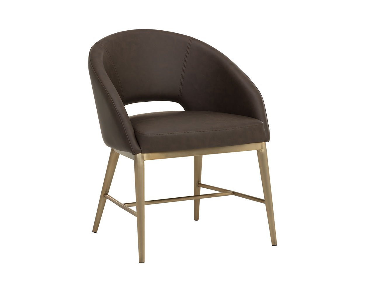 Abelson Dining Armchair Eglinton Espresso - Image 3