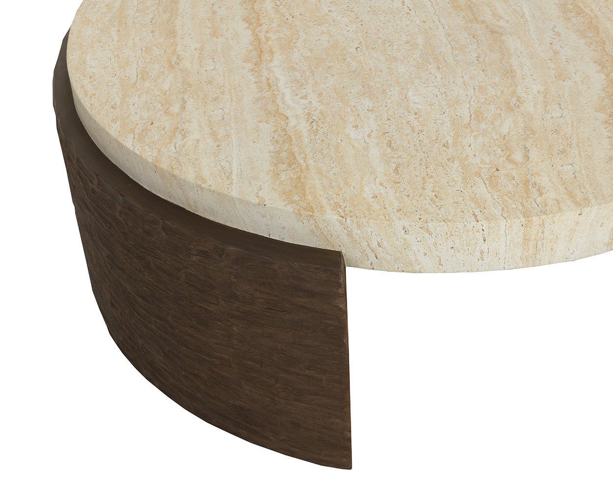 Mesa Coffee Table Travertine Look - Image 8