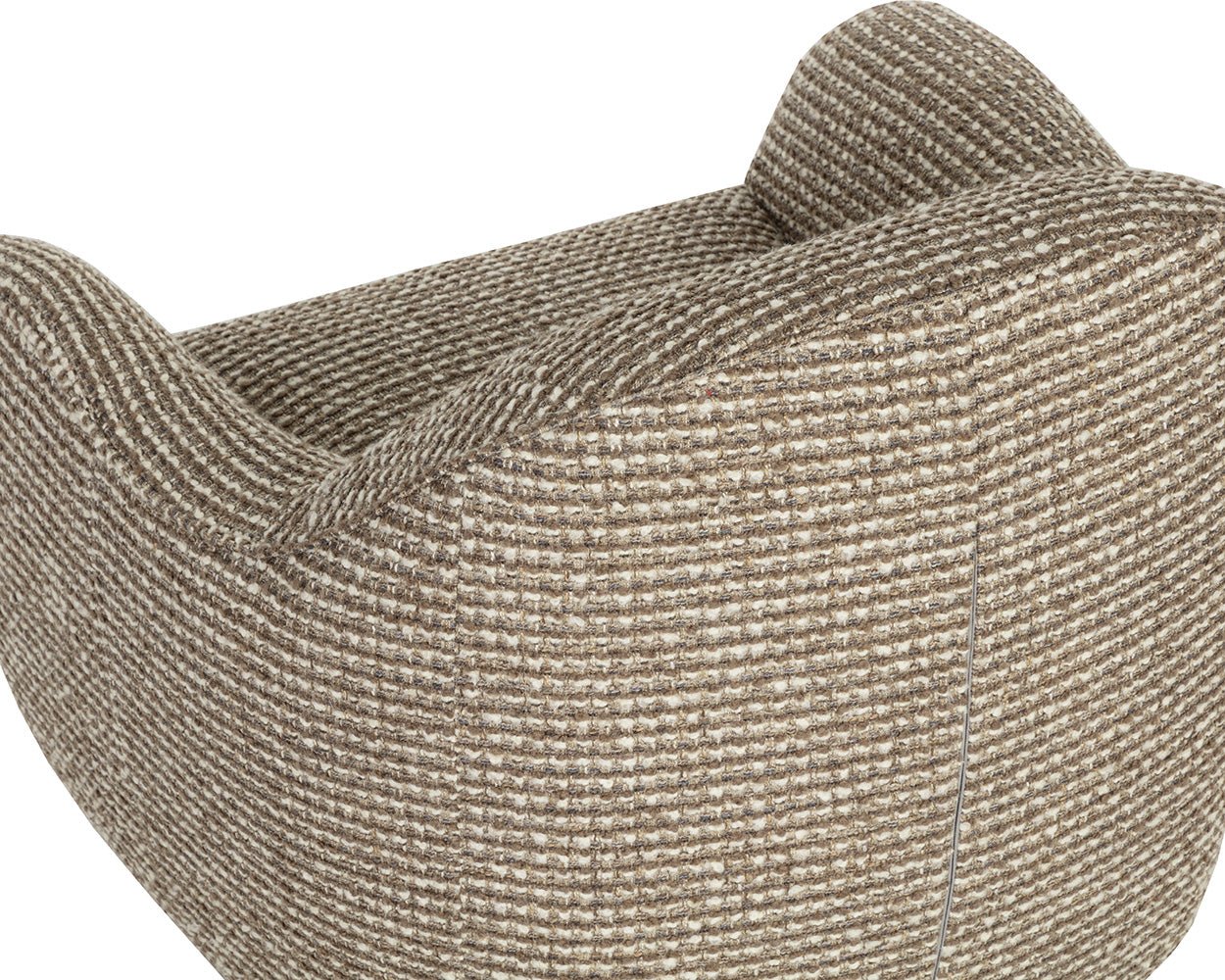 Tesoro Swivel Lounge Chair Torched Meringue - Image 7