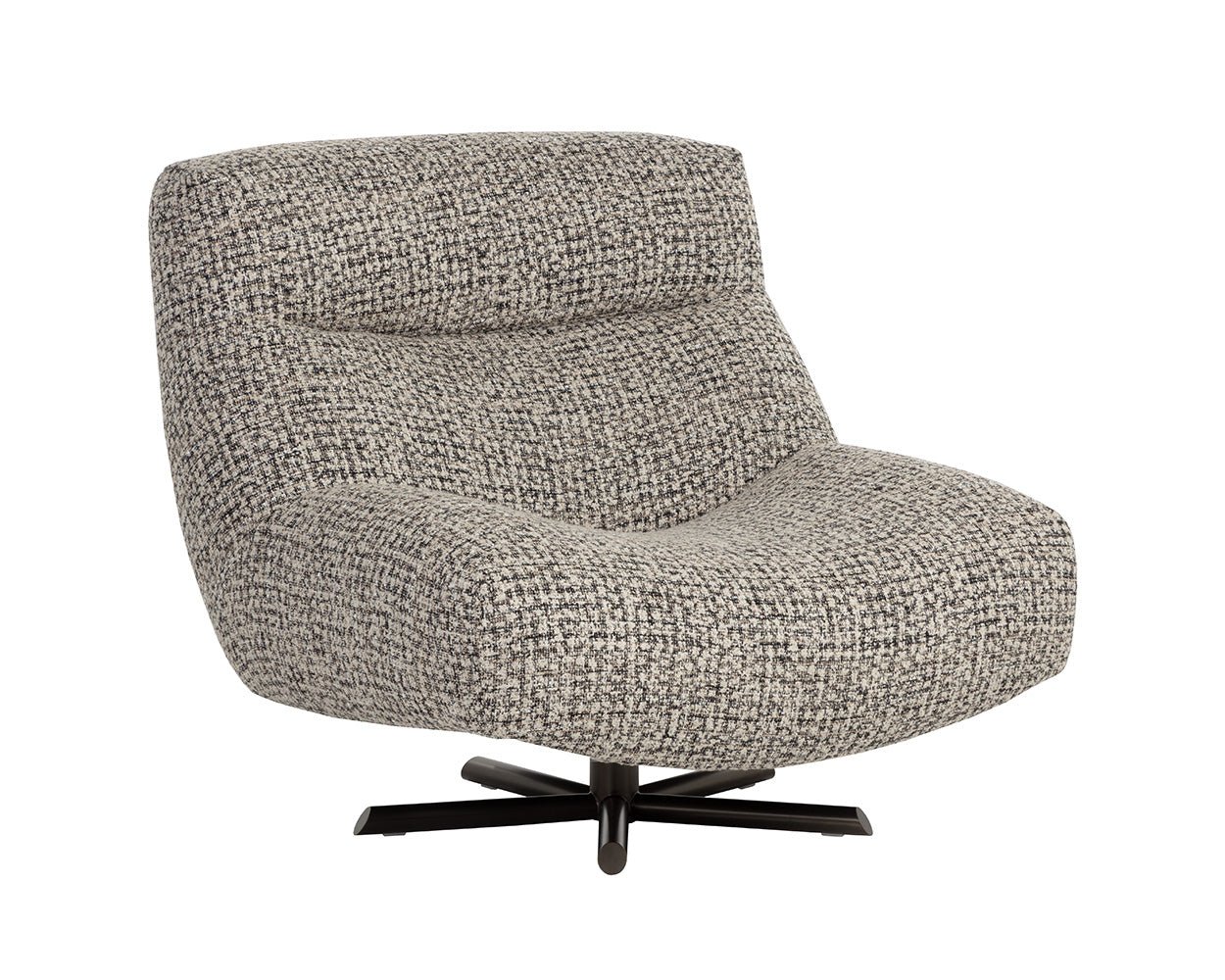 Nobu Swivel Lounge Chair Nuvola Shale - Image 3