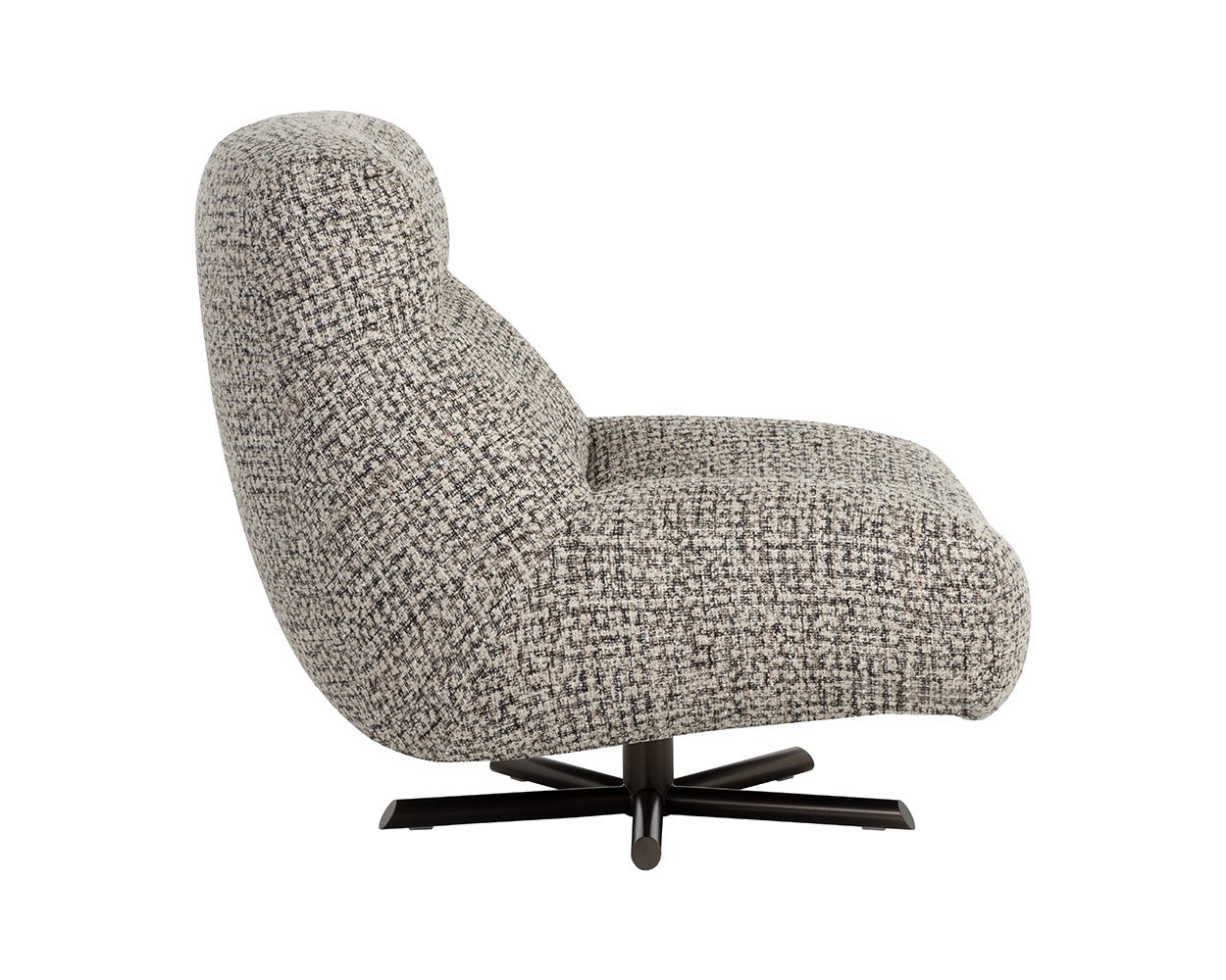 Nobu Swivel Lounge Chair Nuvola Shale - Image 5