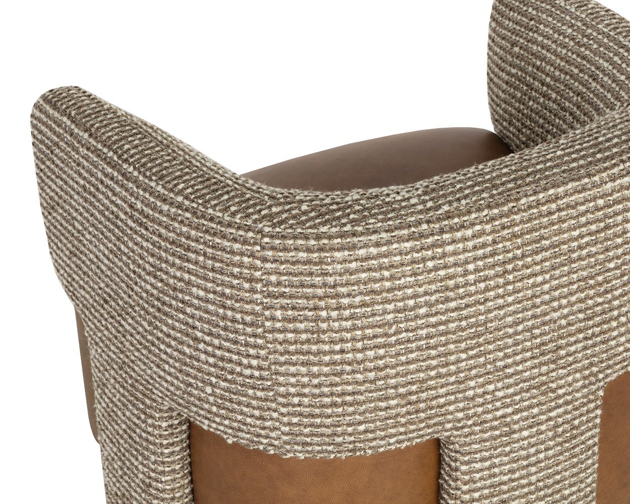 Coppola Lounge Chair Cognac #3 / Torched Meringue - Image 7