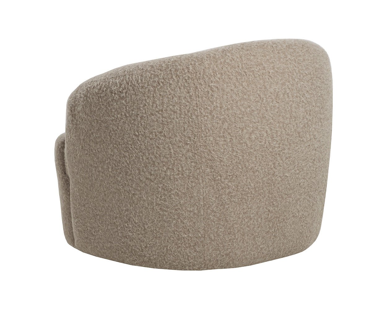 Fuwari Swivel Lounge Chair Macio Shearling - Image 6