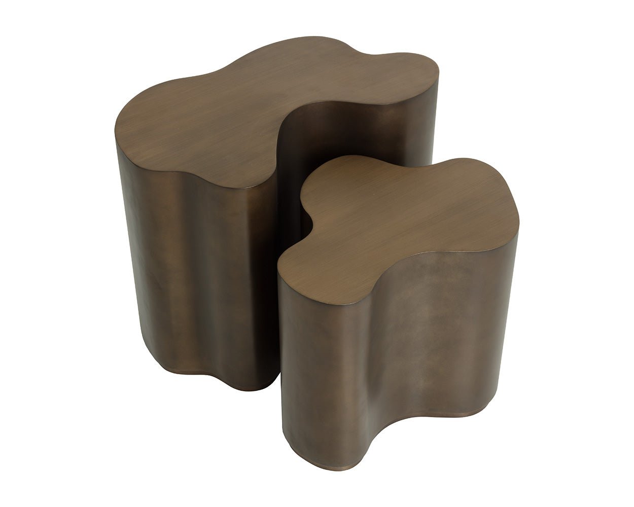 Boise Nesting Side Tables (Set Of 2) Antique Bronze - Image 4