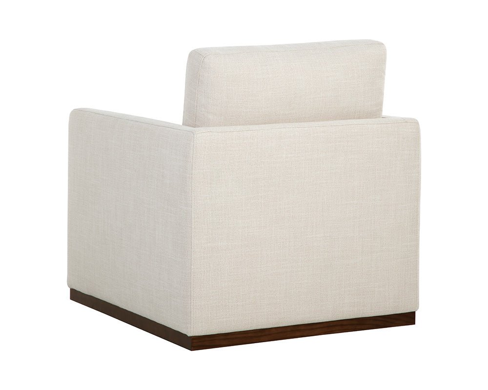 Portman Swivel Lounge Chair Effie Linen - Image 6