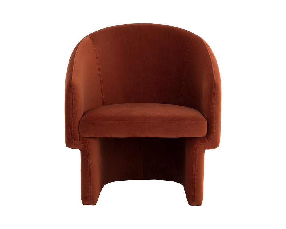Lauryn Lounge Chair Meg Rust - Image 3