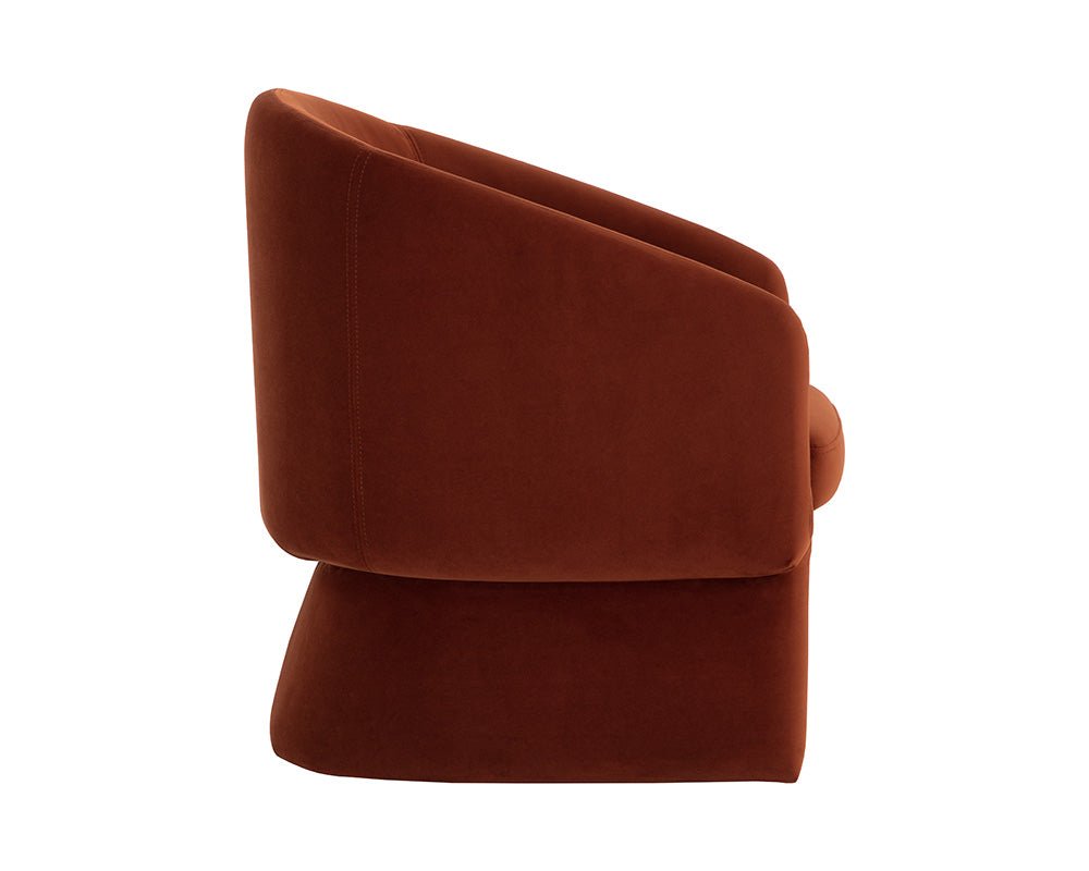 Lauryn Lounge Chair Meg Rust - Image 4
