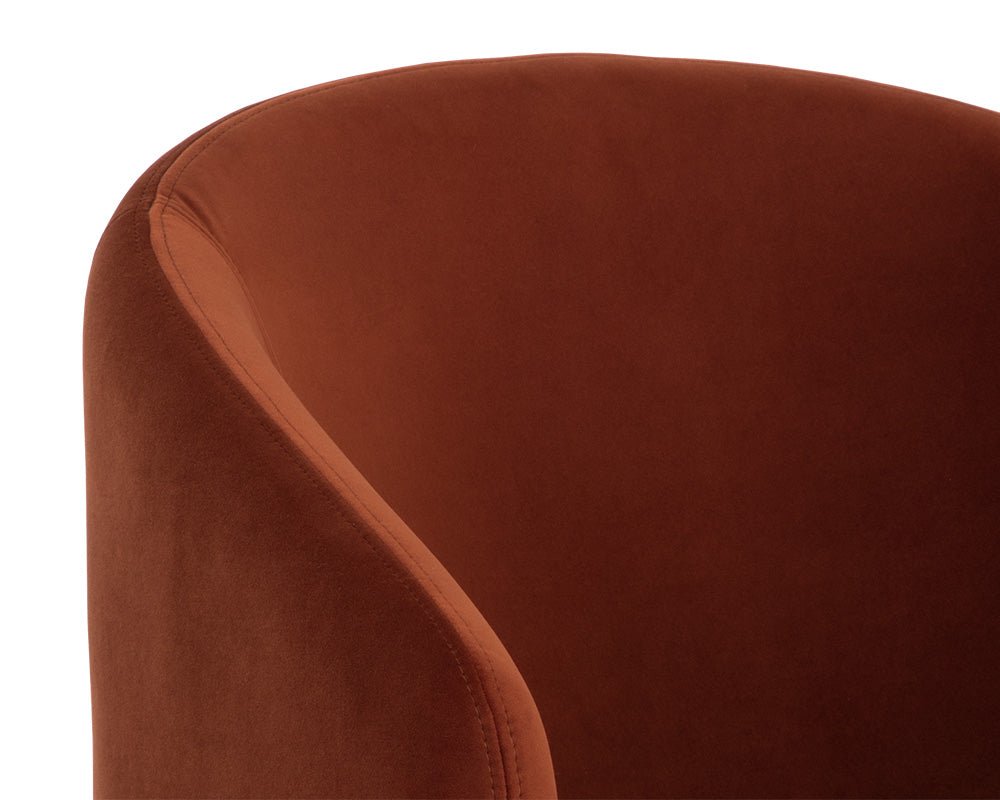 Lauryn Lounge Chair Meg Rust - Image 7