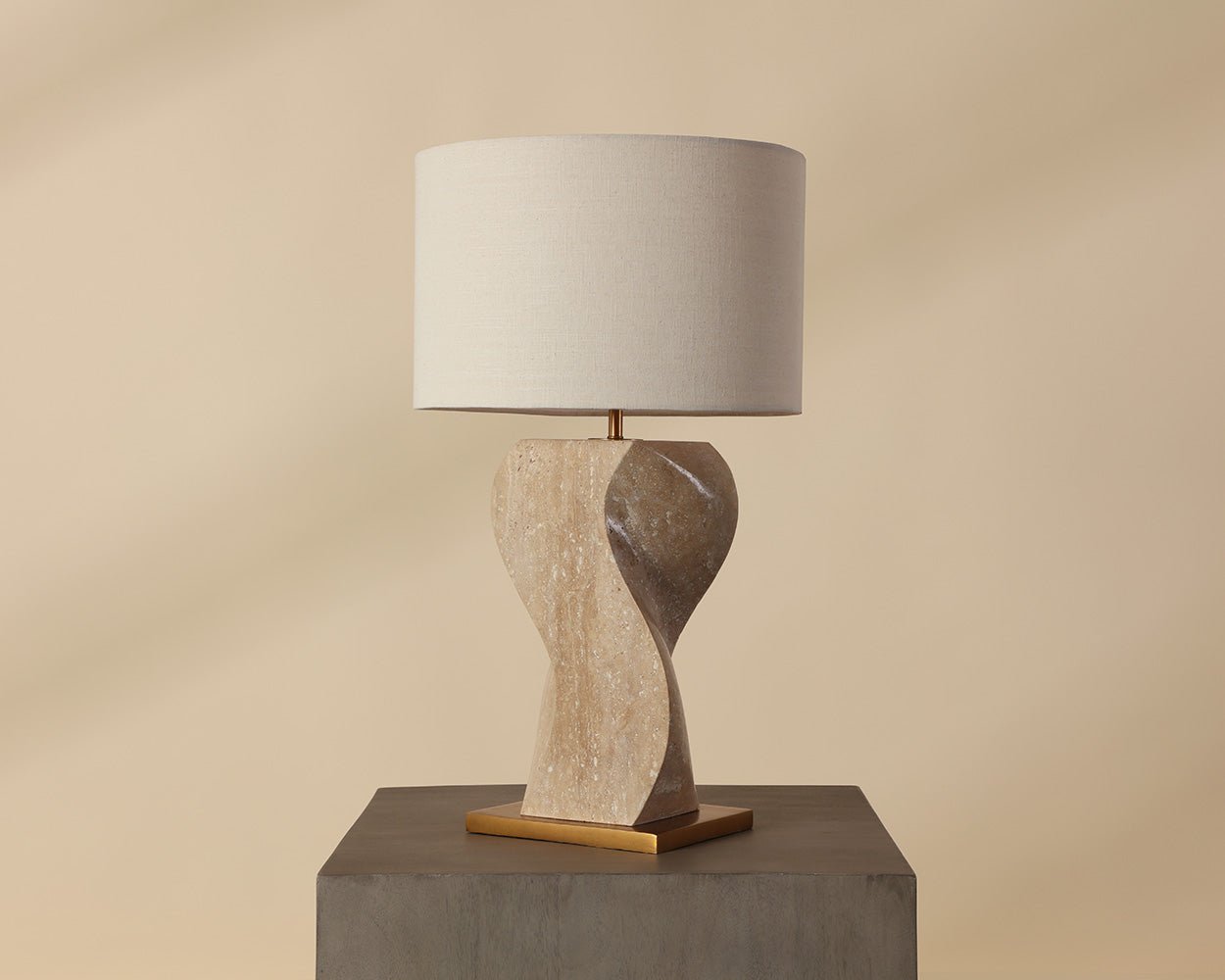 Anusha Table Lamp Travertine - Image 7