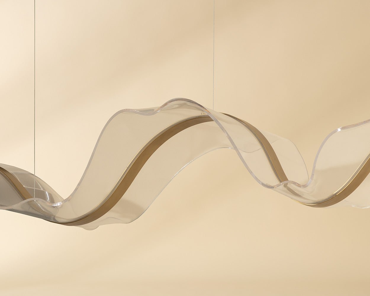Alun Chandelier Gold - Image 9