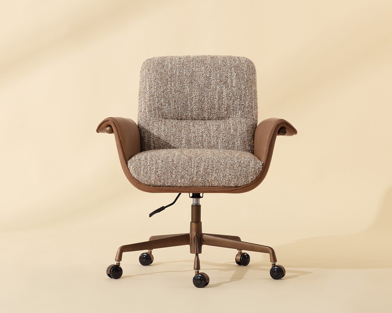 Lomax Office Chair Holden Dusty Greige / Milliken Cognac - Image 3