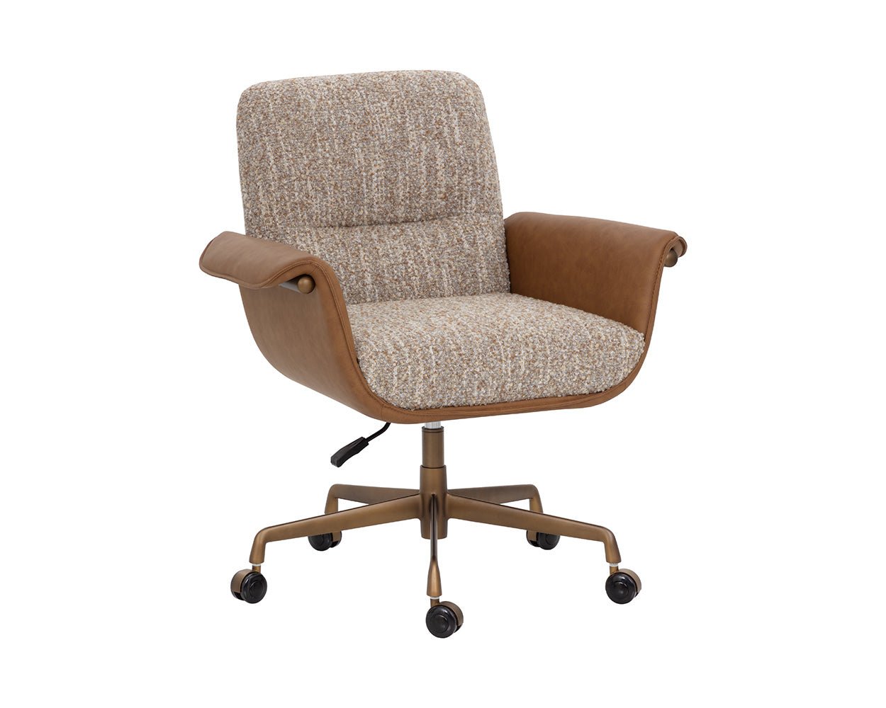 Lomax Office Chair Holden Dusty Greige / Milliken Cognac - Image 5