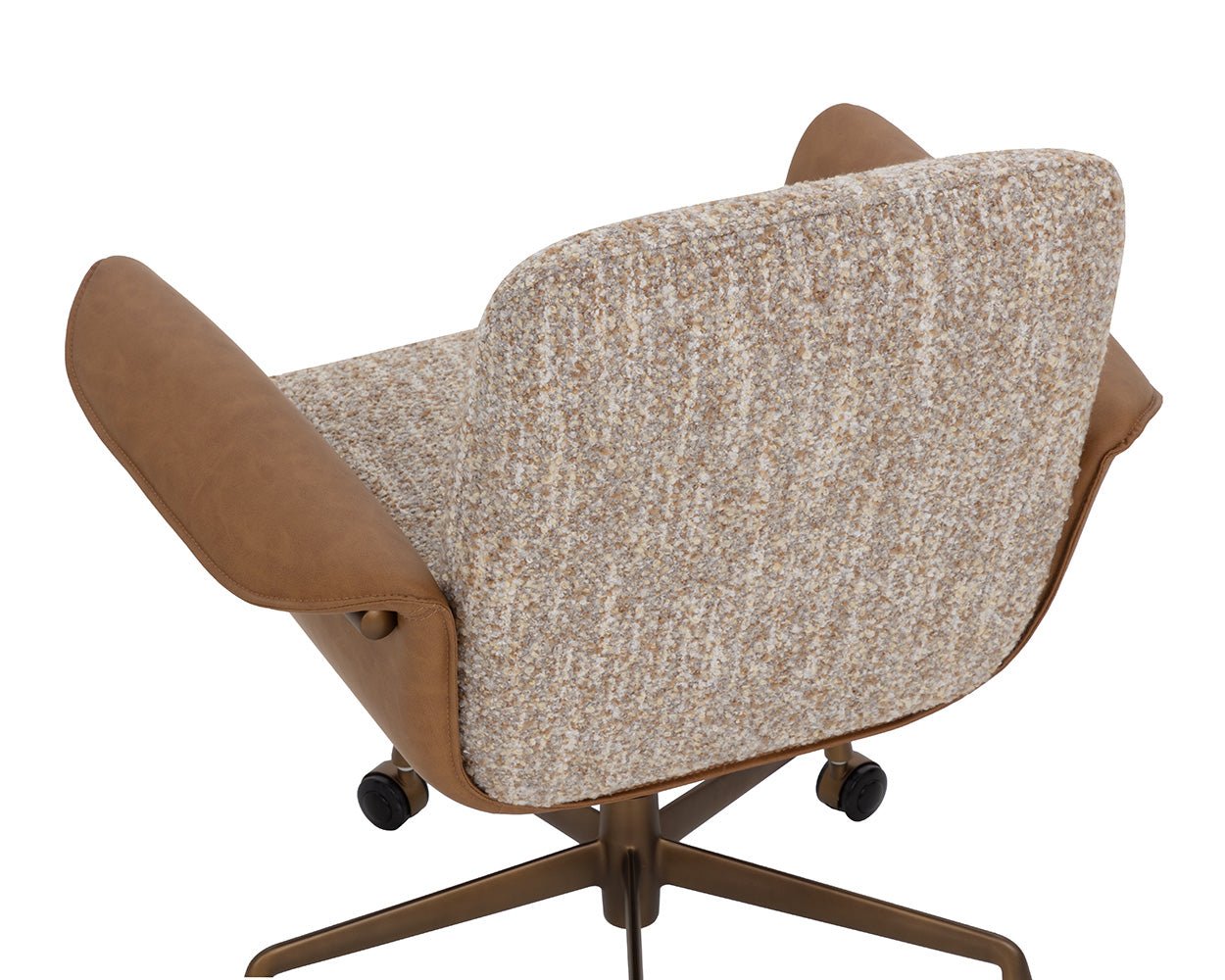 Lomax Office Chair Holden Dusty Greige / Milliken Cognac - Image 9
