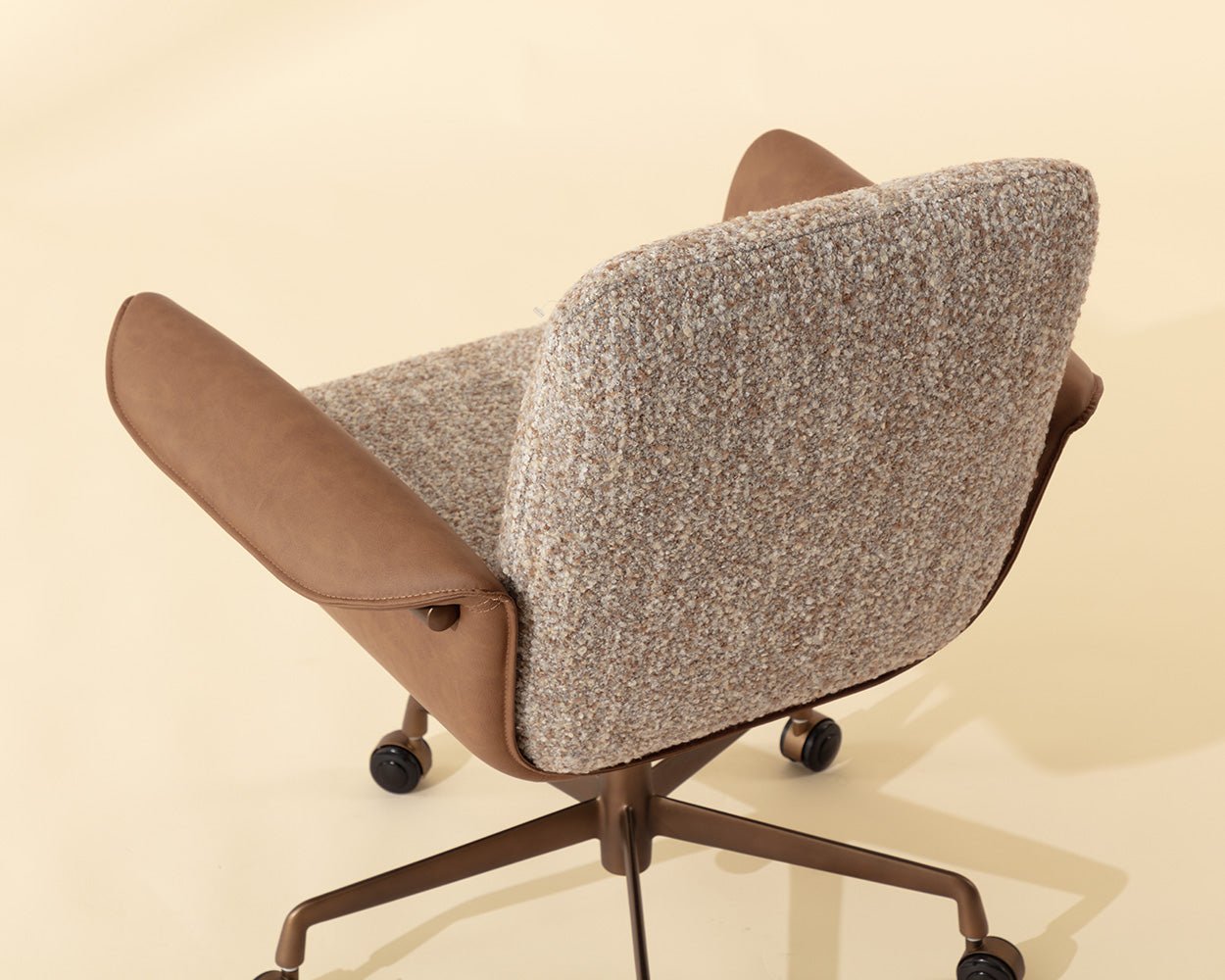 Lomax Office Chair Holden Dusty Greige / Milliken Cognac - Image 4