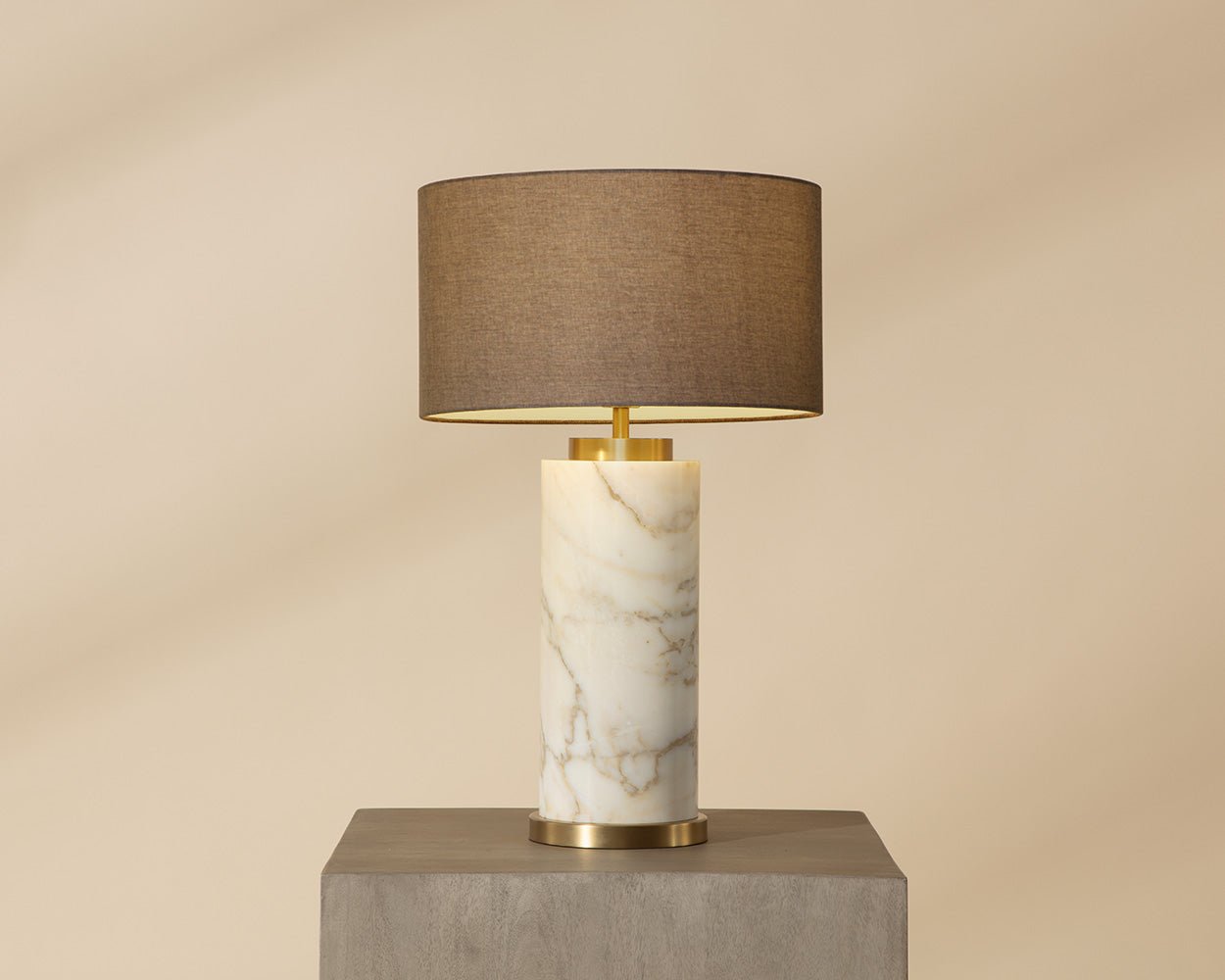 Apollolina Table Lamp Calcatta Gold Marble - Image 8