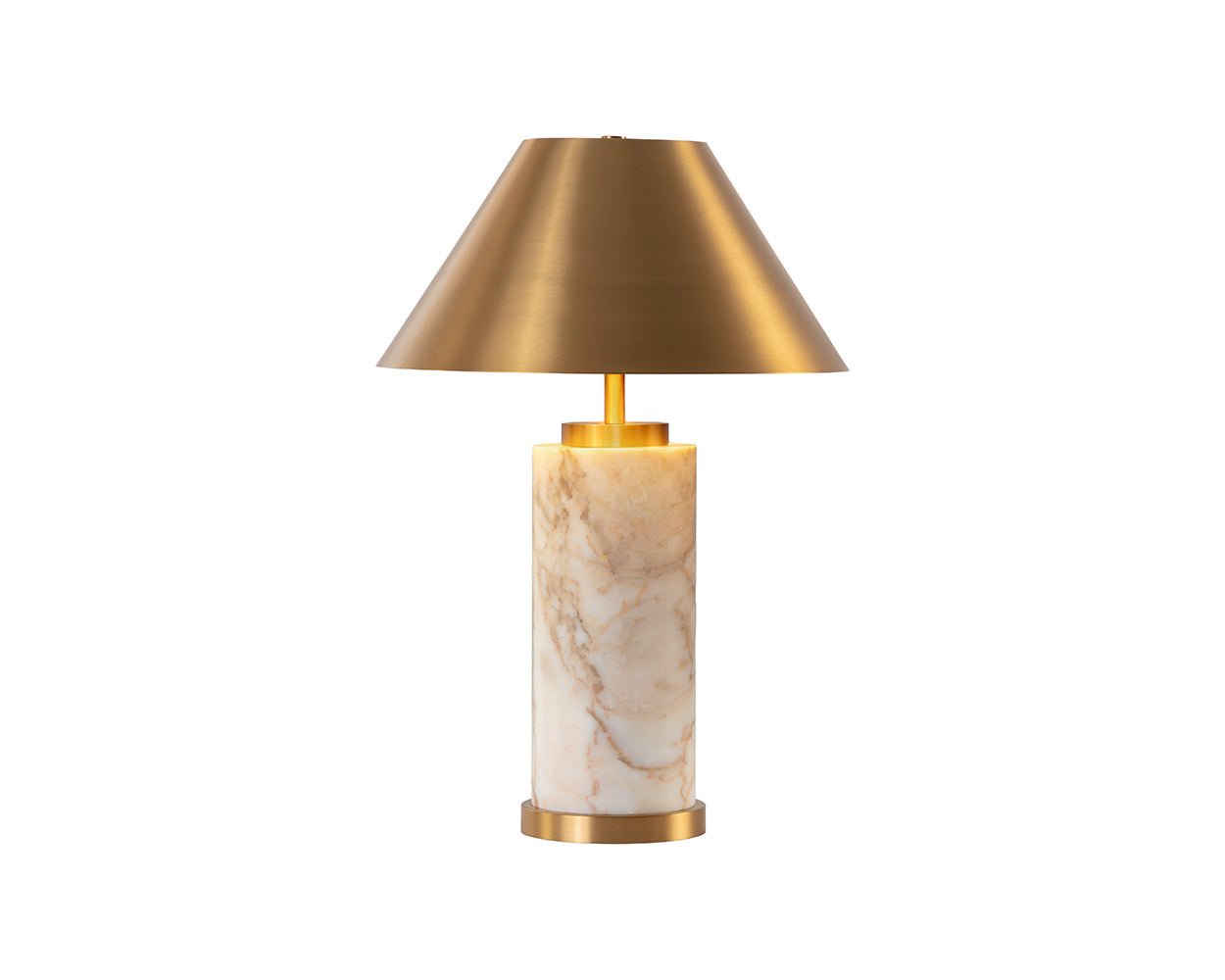 Cilla Table Lamp Caramel Cream Marble - Image 10