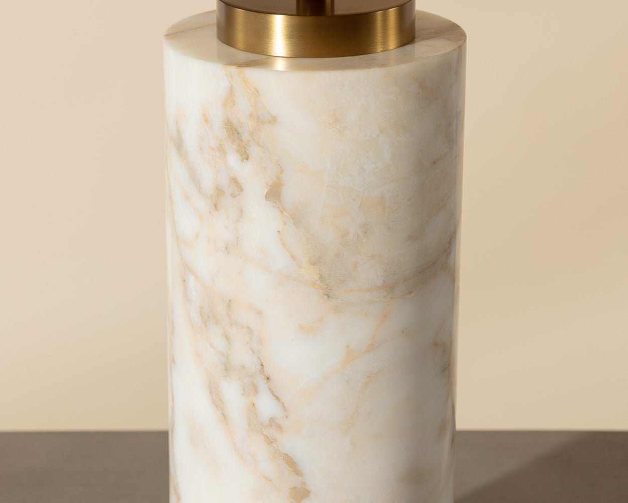 Cilla Table Lamp Caramel Cream Marble - Image 8