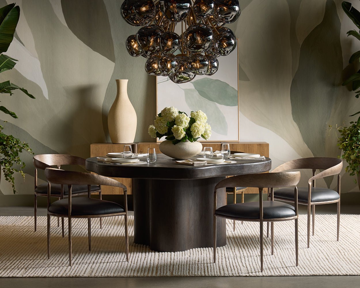 Dionis Chandelier - Round Grey - Image 3